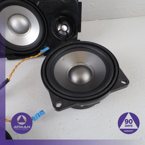 02-08 BMW E66 750i 745i Hi-Fi Interior Tweeter Loudspeaker Speaker Set OEM