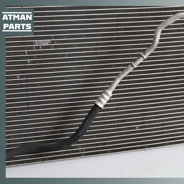 BMW F15 X5 A/C AC Air Conditioning Condenser w/ Line 64509239992 OEM