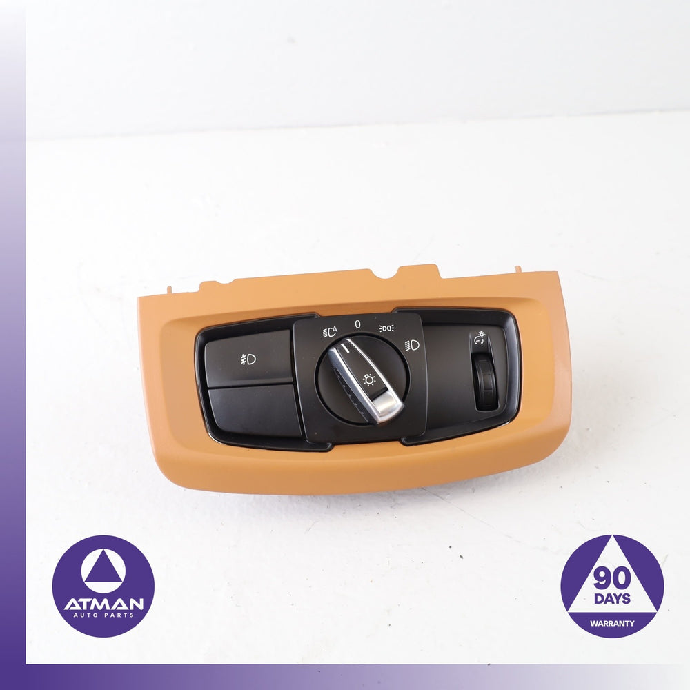 BMW F16 X6 X5 Dash Headlight Head Light Control Switch OEM