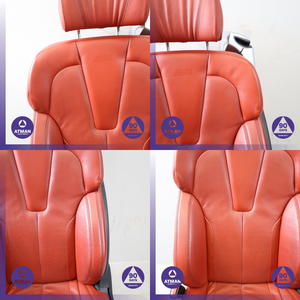14-19 BMW F06 M6 Gran Coupe Left Driver Seat Cushion Assembly Merino Red OEM