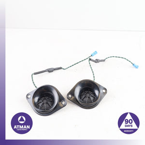 BMW F10 528i Dashboard Rear Deck Radio Sound Audio Tweeter Speaker Set OEM