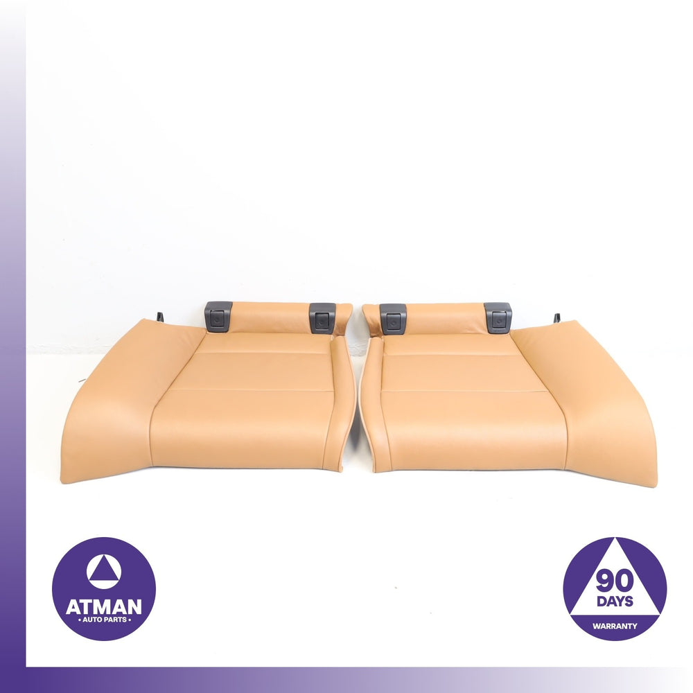 07-13 BMW E93 328i Convertible Rear Seat Lower Cushion Cover Set Brown OEM