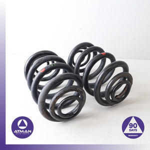 04-10 BMW X3 Rear Left & Right Shock Absorber Coil Spring Set OEM