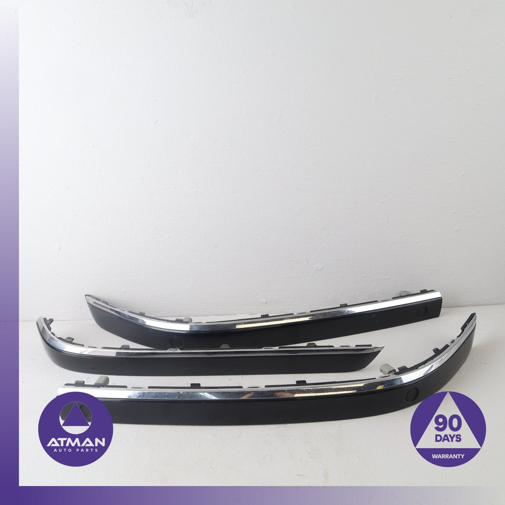 BMW E66 750i 760i Front & Rear Bumper Molding Trim Black OEM