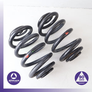 04-10 BMW X3 Rear Left & Right Shock Absorber Coil Spring Set OEM
