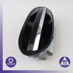 BMW E66 750i 745i Rear Right Exterior Door Handle Black OEM