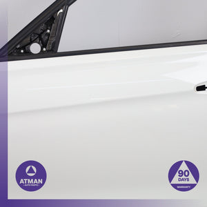 12-18 BMW F30 320i Front Left Side Door Shell Panel White 41007298565 OEM