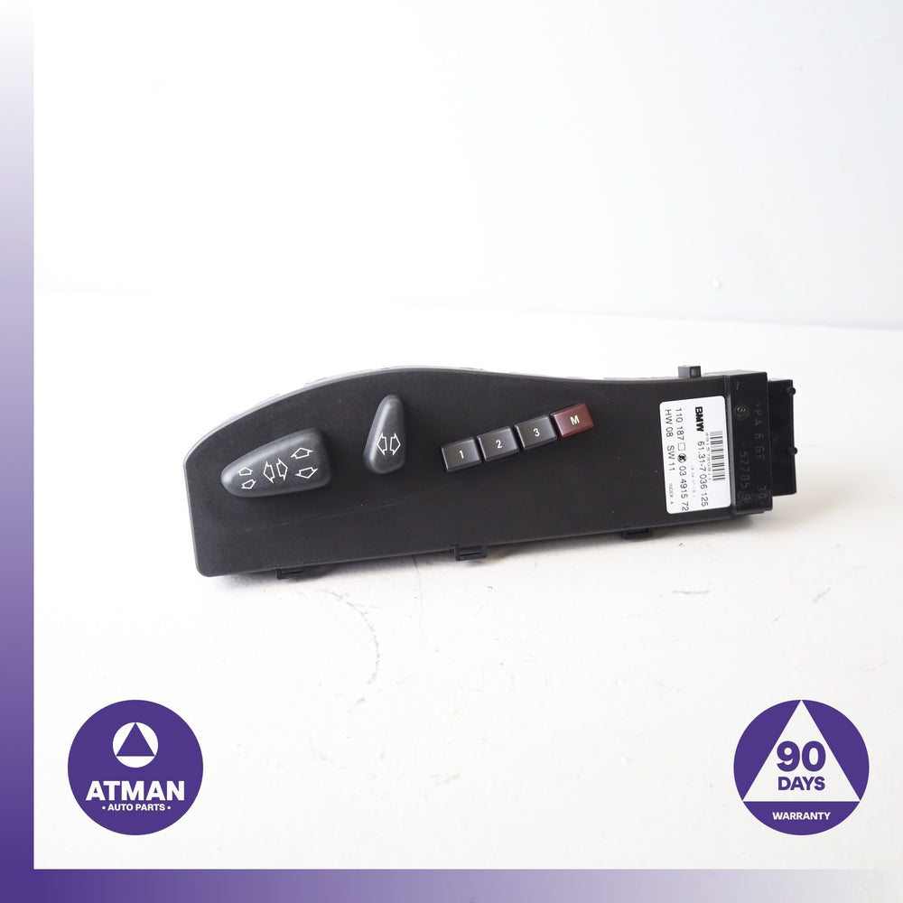 BMW E63 650i 645Ci Left Driver Side Seat Control Switch OEM