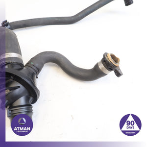BMW F30 320i 328i Engine Thermostat Housing w/ Water Hose 8635689 OEM