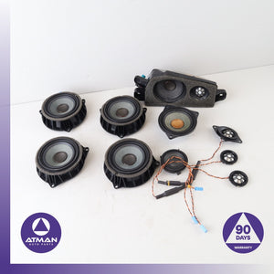14-19 BMW F16 X6 X5 Top Hi-Fi Harman/Kardon Interior Speaker Tweeter Set OEM
