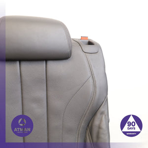 15-19 BMW F16 X6 Rear Left &amp; Right Upper Seat Cushion Set Black OEM