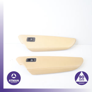BMW E70 X5M X5 Front & Rear Right Side Door Panel Armrest Set OEM