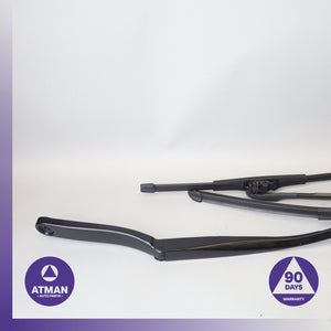 BMW F10 550i Left &amp; Right Windshield Washer Wiper Arm Blade Set OEM