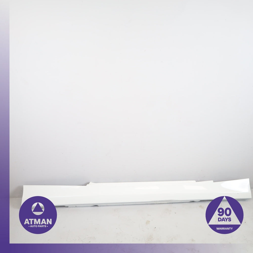 08-13 BMW E88 128i 135i Right Rocker Panel Side Skirt White 51777046348 OEM
