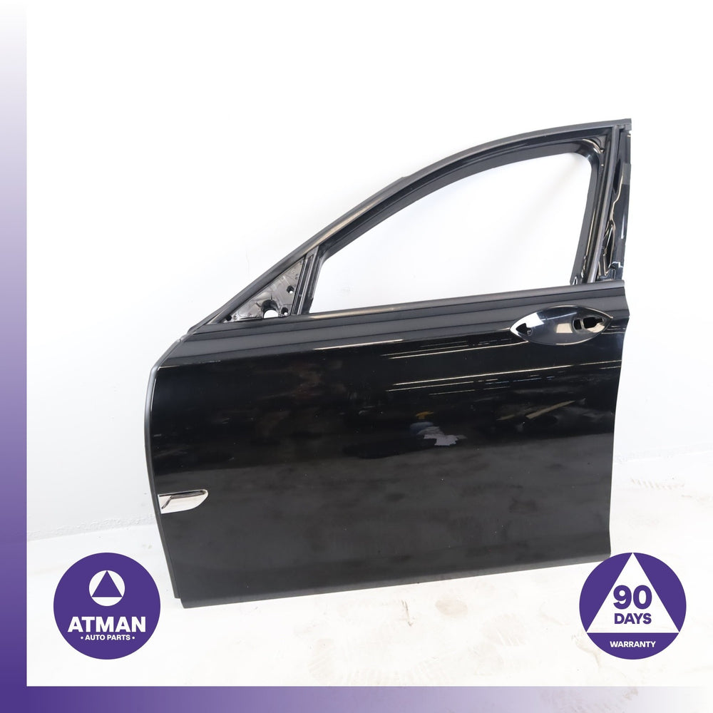 09-15 BMW F02 750i 740i Front Left Driver Side Door Shell Panel Black OEM