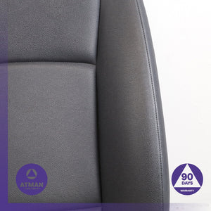 14-16 BMW F10 528i Front Left Upper Seat Cushion w/ Headrest Black OEM