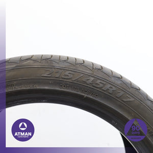 215/45R17 Sentury UHP 215 45 17' 91W DOT 3125 Tire