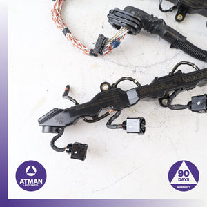 11-12 BMW F10 550i N63 4.4L V8 Ignition Coil Wire Wires Harness 7614897 OEM