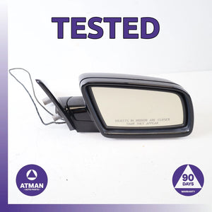 06-10 BMW E63 650i Right Passenger Side Rear View Door Mirror Black OEM