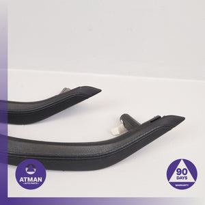 BMW F16 X6 X6M Front &amp; Rear Right Door Panel Grab Handle Trim Set Black OEM