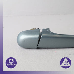 BMW E46 325i 323i 330i Rear Left Exterior Door Handle Gray OEM