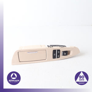 09-19 BMW F02 750i 740i Rear Right Window Window Lifter Switch Beige 9352183 OEM