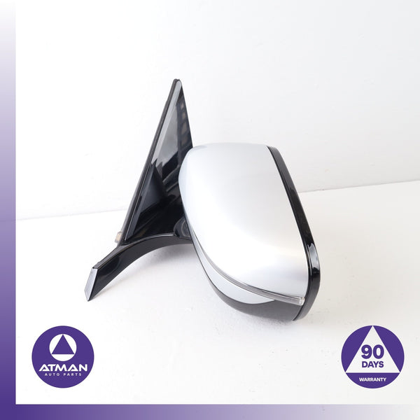 16-19 BMW G12 740i 750i Left Side Rear View Door Mirror w/ Blind Spot OEM