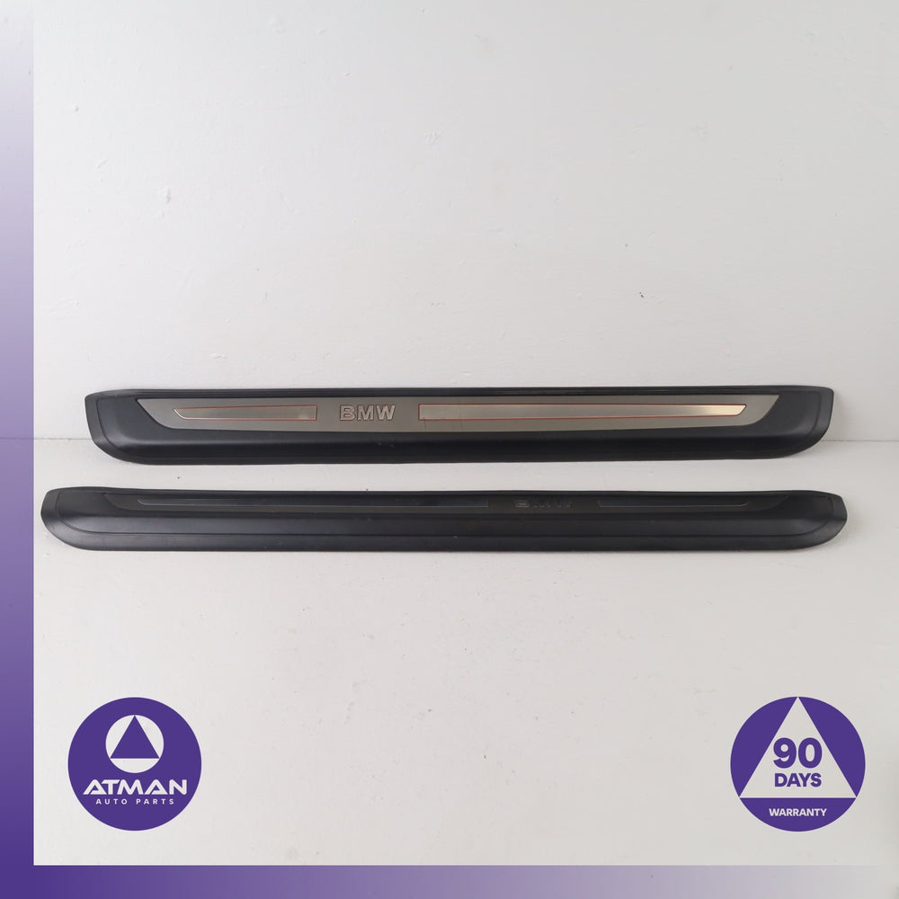 08-10 BMW E64 650i Convertible Illuminated Entry Sill Plate Trim Set OEM