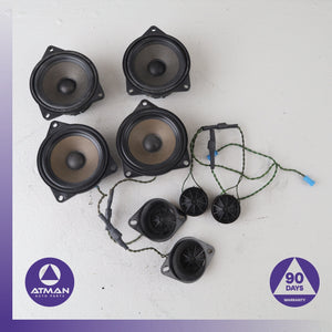 BMW E60 528i 535i 545i 550i Hi-Fi Interior Speaker Tweeter Loudspeaker Set OEM