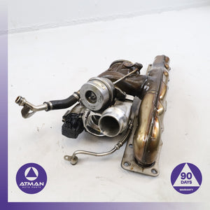 11-14 BMW E70 X5 X6 35i xDrive Engine Turbo Turbocharger Manifold OEM
