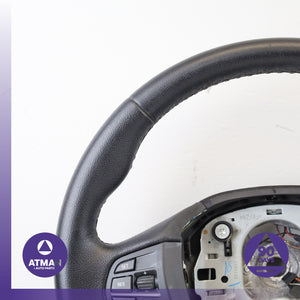 11-18 BMW F25 X3 X4 Leather Steering Wheel w/ Switch 32306879928 OEM 88k