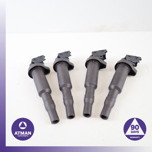 BMW F06 650i 550i 4.4L V8 N63 Engine Ignition Coil Set of 4 OEM