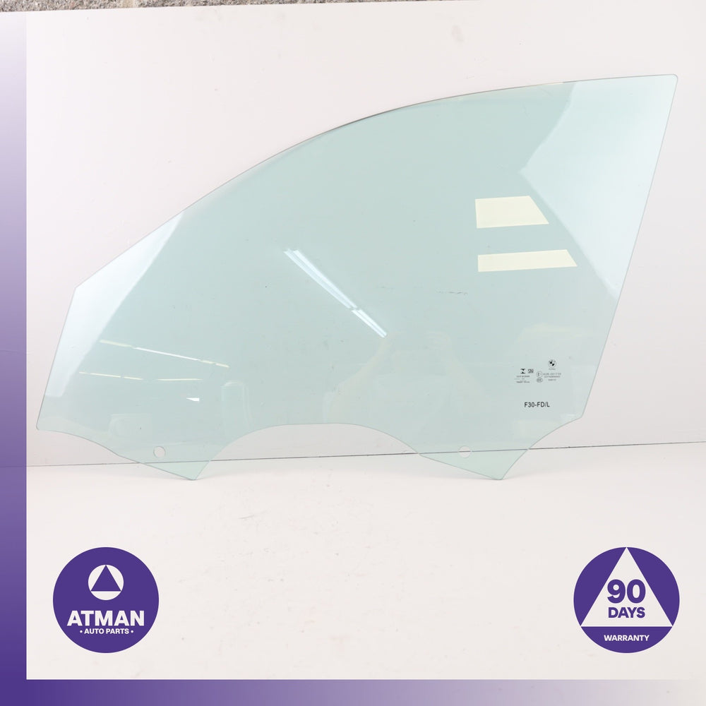 BMW F30 330i Front Left Driver Side Door Window Glass 51337259825 OEM