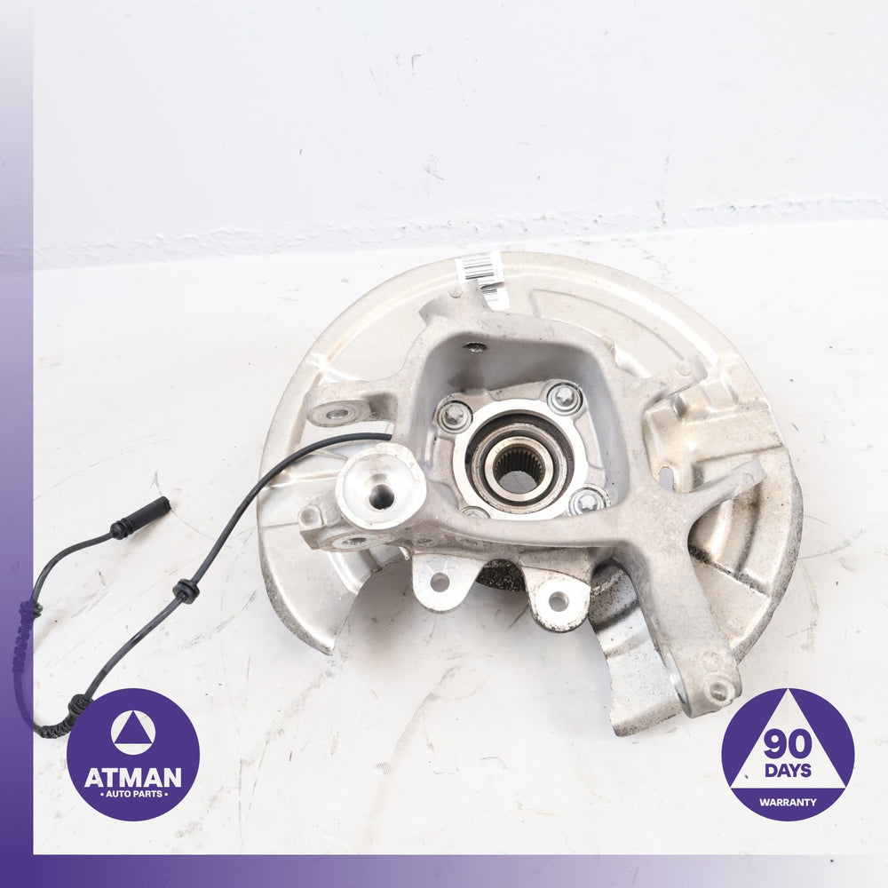BMW F10 550i Rear Left Driver Side Spindle Knuckle Hub w/ Shield OEM