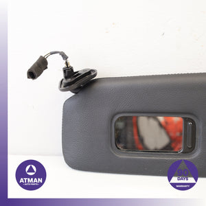 08-10 BMW E64 650i Left Driver Side Sunvisor Sun Visor Black OEM — photo 2