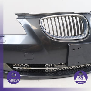08-10 BMW E60 535i 545i 550i Front Bumper Cover Panel Grey OEM — photo 4