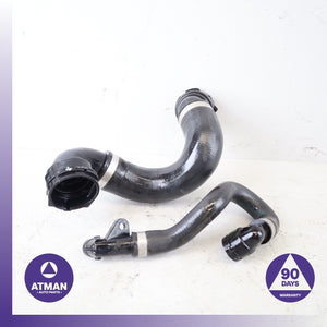 BMW E88 128i Engine Cooling Radiator Thermostat Hose Line Set OEM