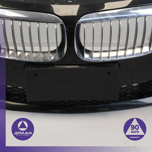 08-10 BMW E64 650i Front Bumper Cover Panel w/ Park Assist Black 51117184688 OEM