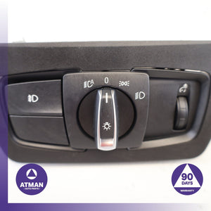 12-18 BMW F30 330i 335i M3 Headlight Fog Light Switch Control Module w/ Trim OEM