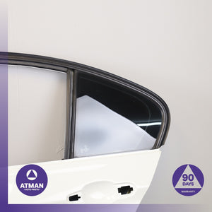 12-18 BMW F30 320i Rear Left Side Door Shell Panel White 41007298513 OEM