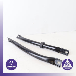 BMW F10 550i 650i Front Radiator Core Support Brace Bar Set 51717186395 OEM