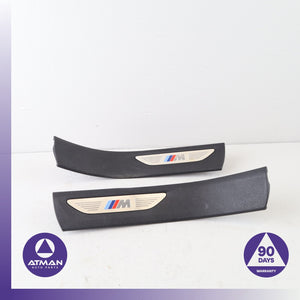 15-19 BMW F16 X6 Rear Right & Left Door Step Entry Sill Panel Set OEM