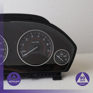 12-18 BMW F30 328i 320i Sport Line Instrument Gauge Cluster Speedometer OEM