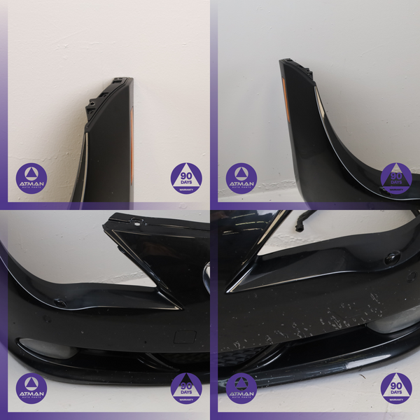08-10 BMW E64 650i Front Bumper Cover Panel w/ Park Assist Black 51117184688 OEM