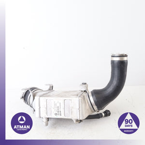 08-19 BMW F02 750i 650i 550i X6 4.4L V8 Right Side Turbocharger Intercooler OEM