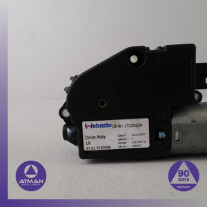 09-20 BMW E90 328i 440i 550i X4 X6 Sunroof Sun Roof Drive Motor 67617193398 OEM