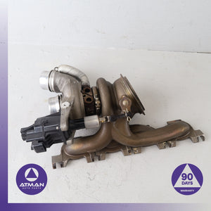 16-21 BMW F36 430i X3 X4 230i 2.0L Turbo Turbocharger Manifold 7637563 OEM