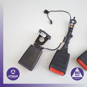 BMW F98 X4M X4 Front &amp; Rear Seatbelt Seat Belt Buckle Set OEM 55k