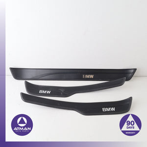 06-11 BMW E90 335i 328i Front & Rear Sill Scuff Plate Cover Panel Set OEM
