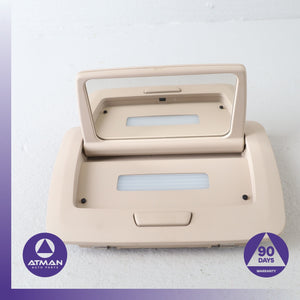 09-15 BMW F02 750i 740i Rear Left or Right Overhead Mirror Beige OEM — photo 2